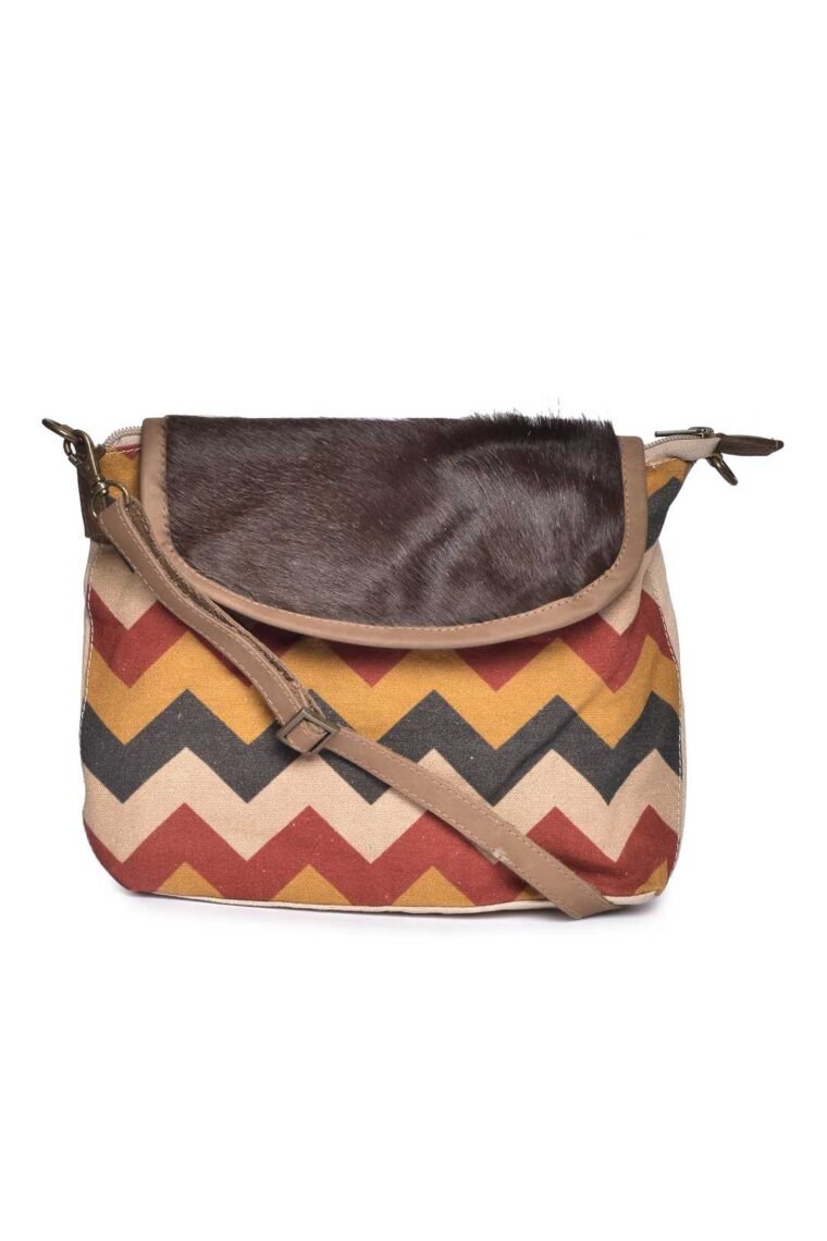 70'S Zigzag women's crossbody sling bag