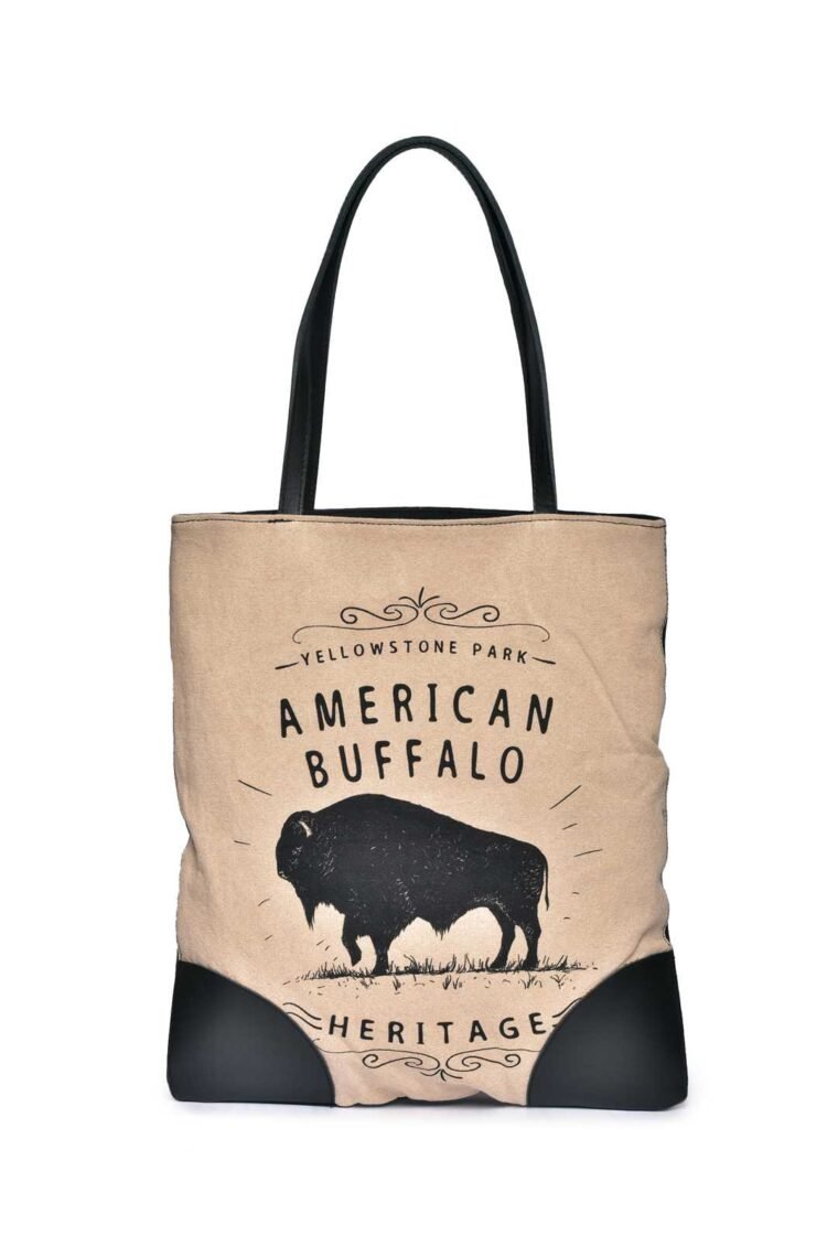 American Buffalo Small Book Bag