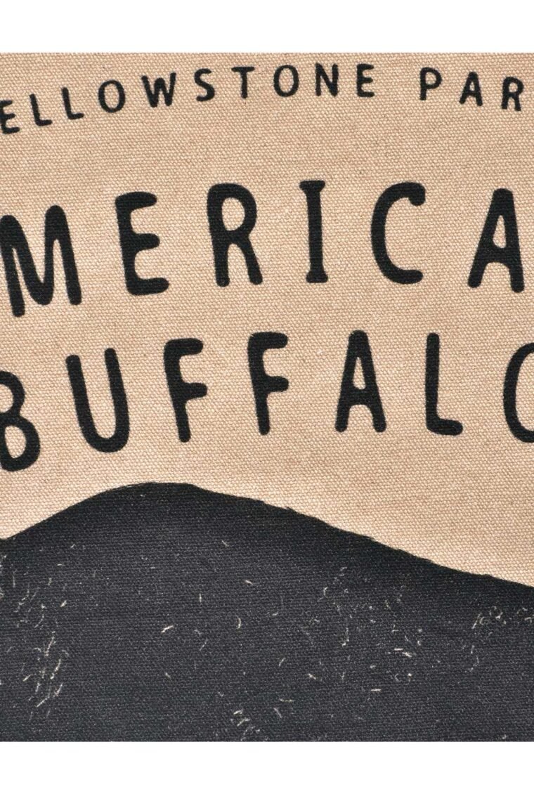 American Buffalo Small Book Bag