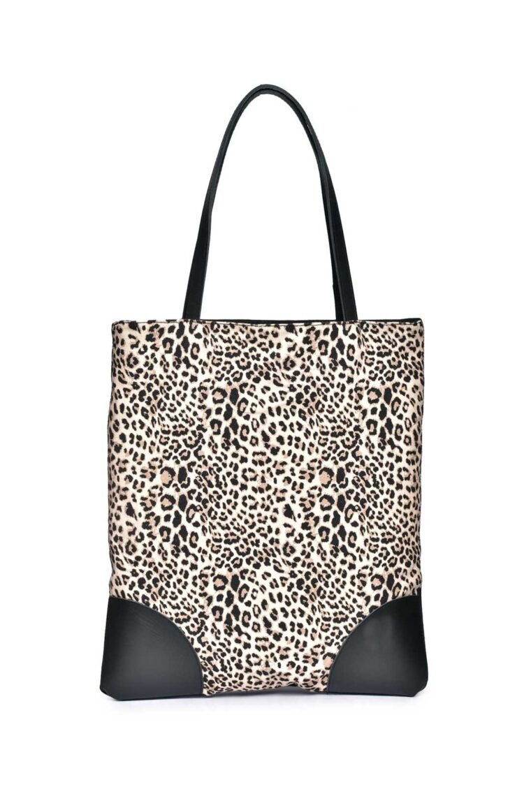 Leopard Printed book bag for women