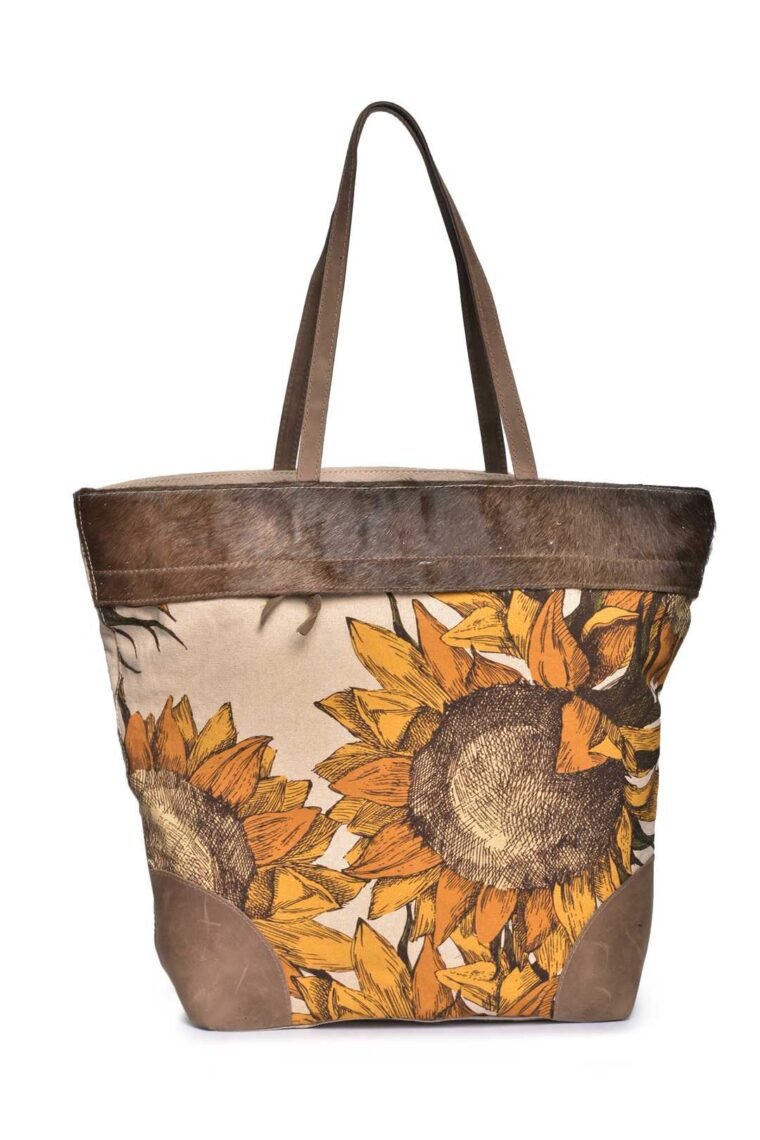 Sunflower Printed Medium Tote