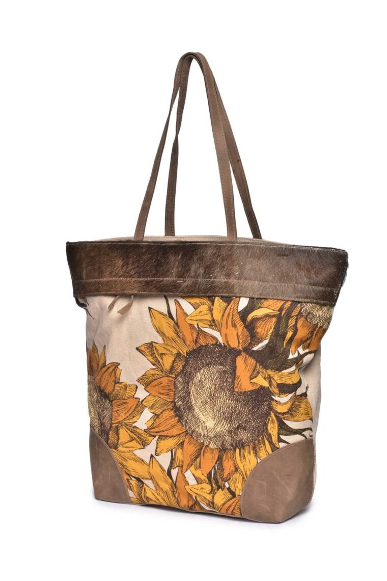 Sunflower Printed Medium Tote