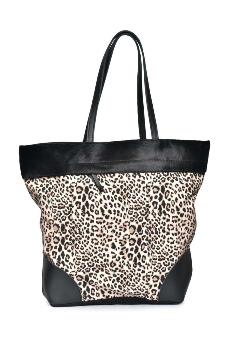 Leopard Skin Printed Medium Tote