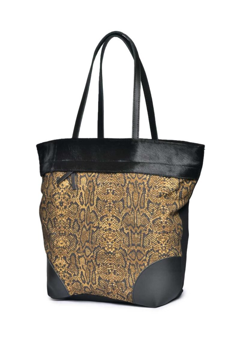 Python Printed Medium Tote