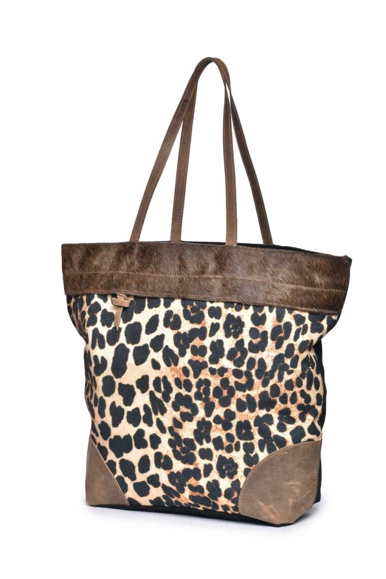 Cheetah Skin Printed Medium Tote