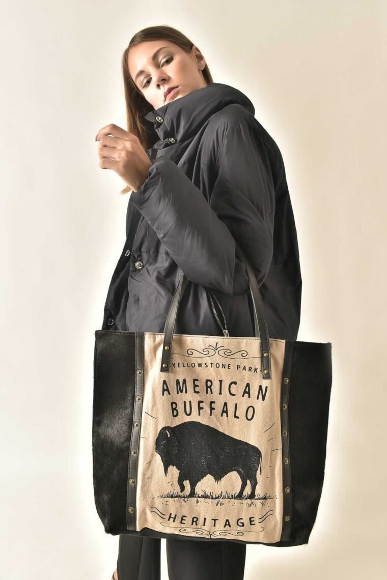 American Buffalo Medium Travel Tote Bag