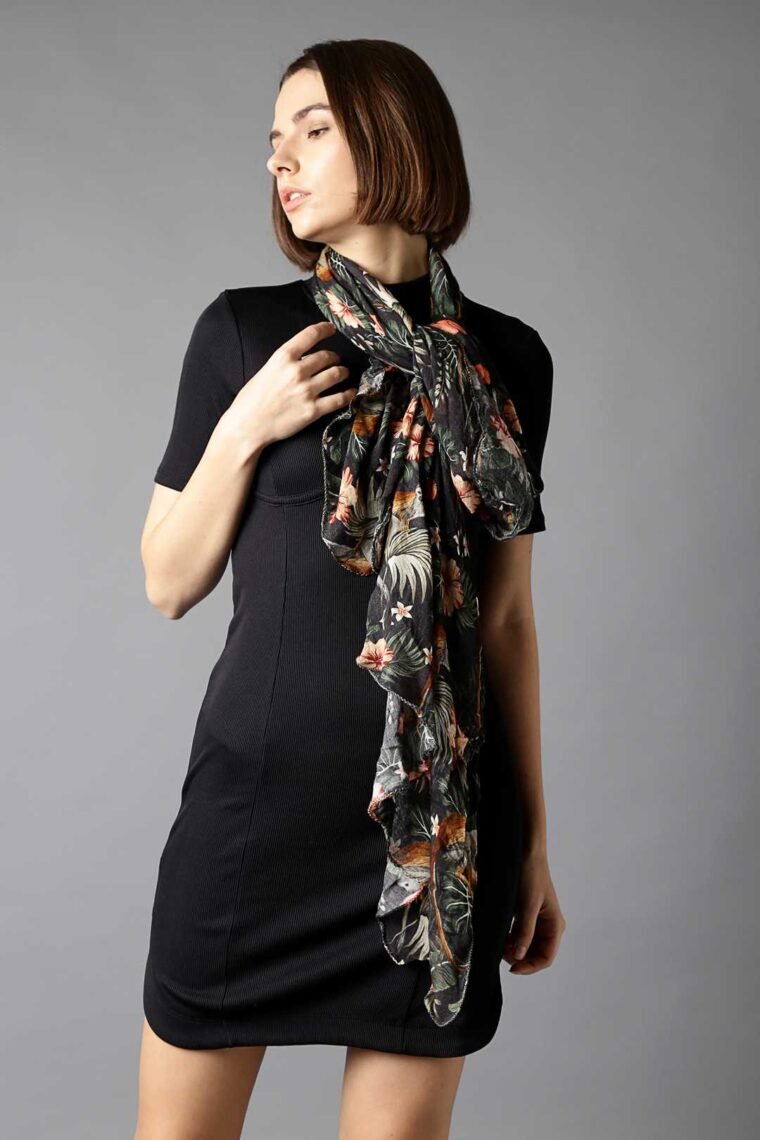 Tropical Dark Scarf