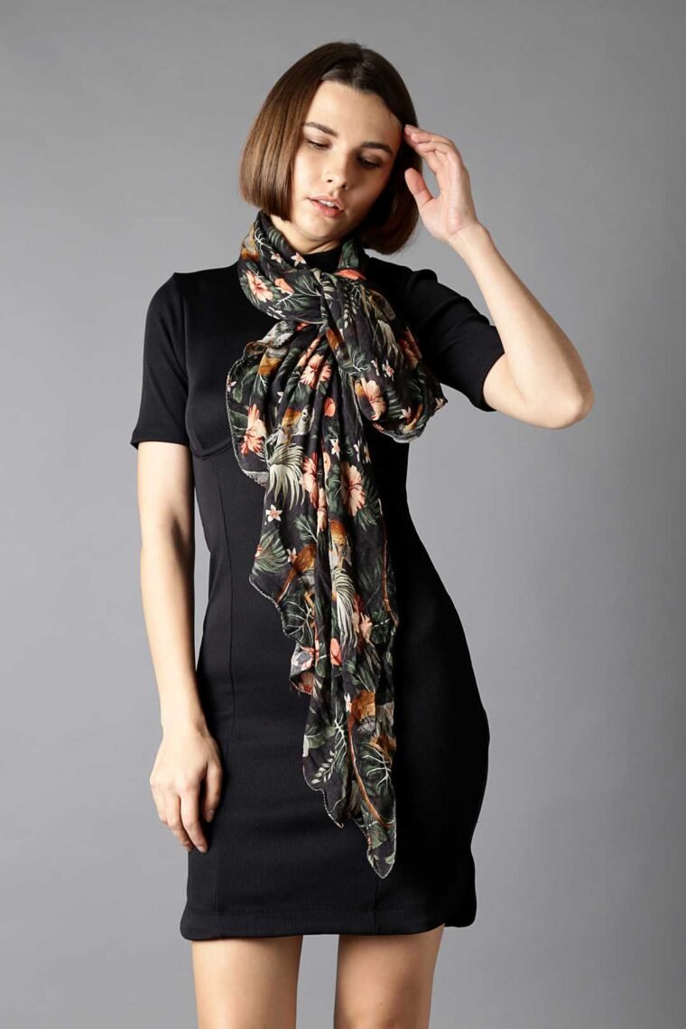 Tropical Dark Scarf