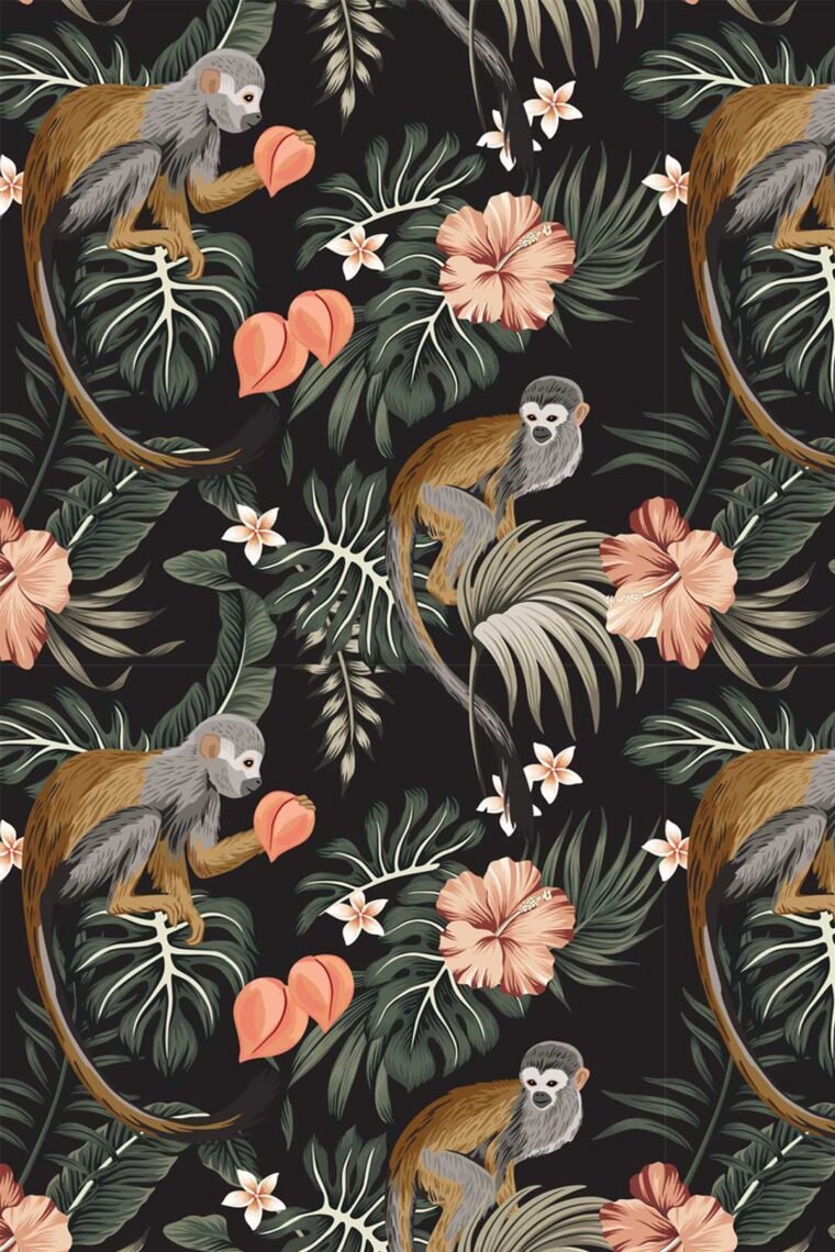 Tropical Dark Scarf