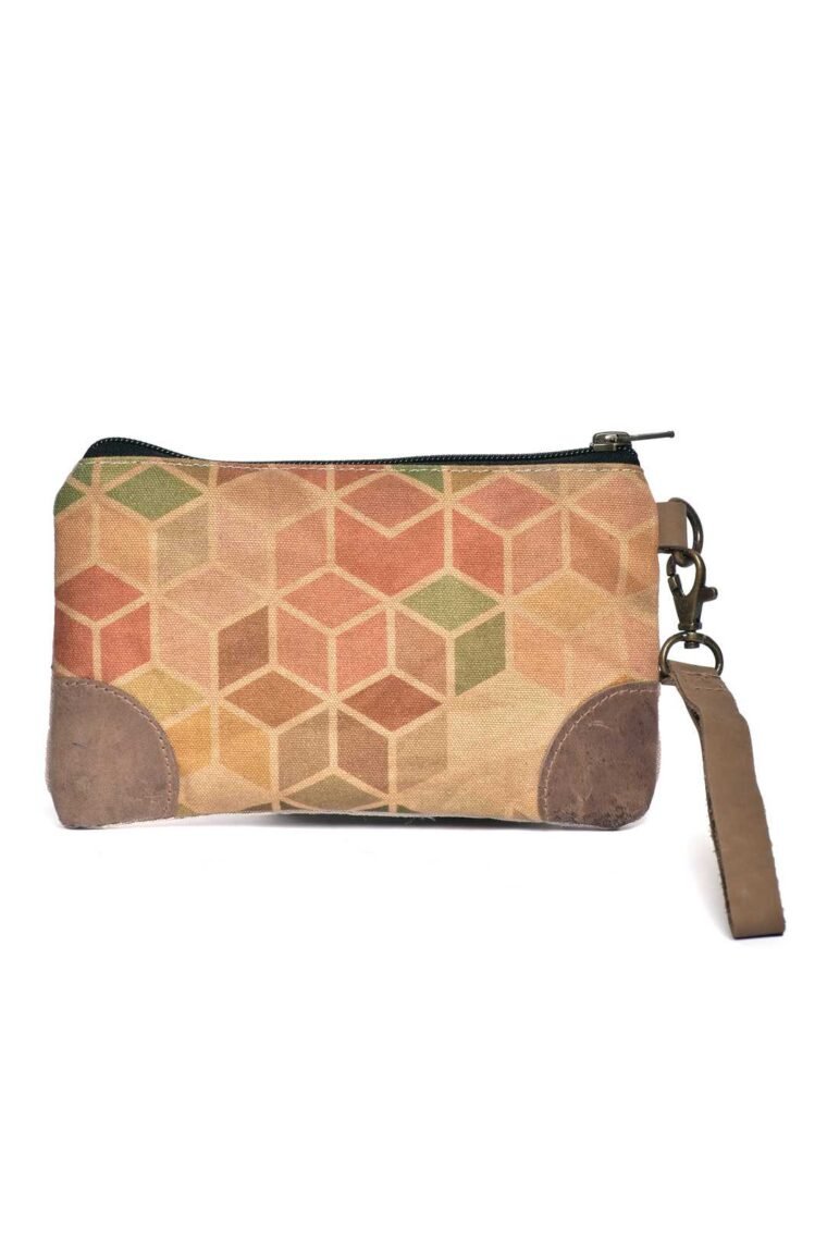 Retro Cubes Wristlet