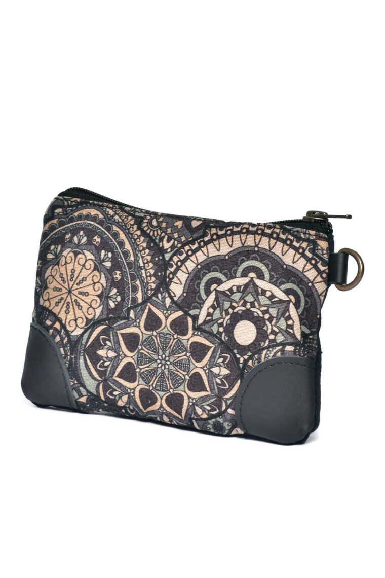 Mandala Blue  Wristlet