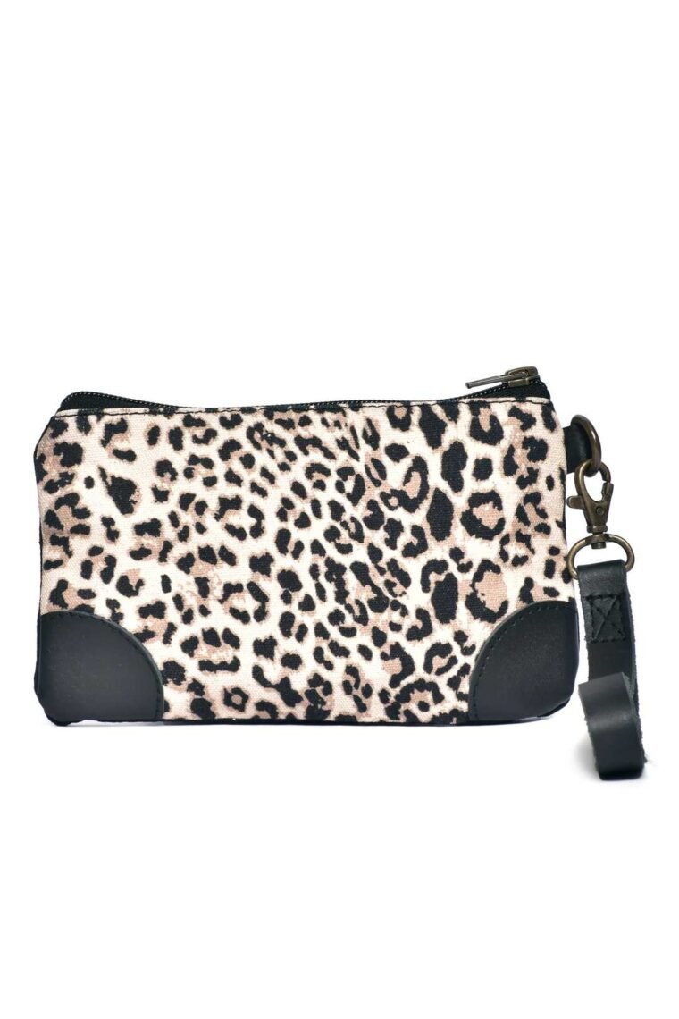 Leopard Wristlet