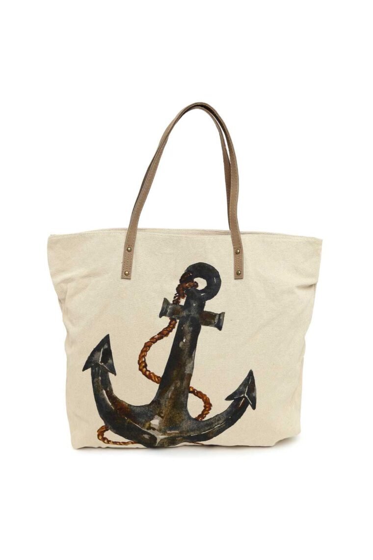 Anchor Printed Tote Bag