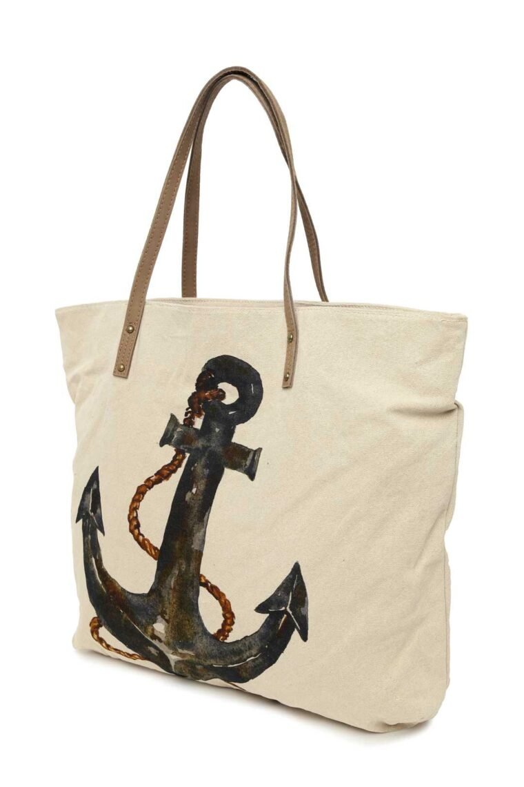 Anchor Printed Tote Bag