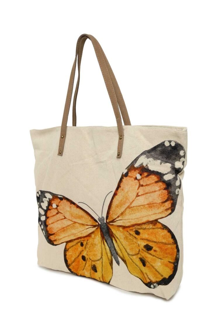 Monarch Butterfly Printed Tote Bag