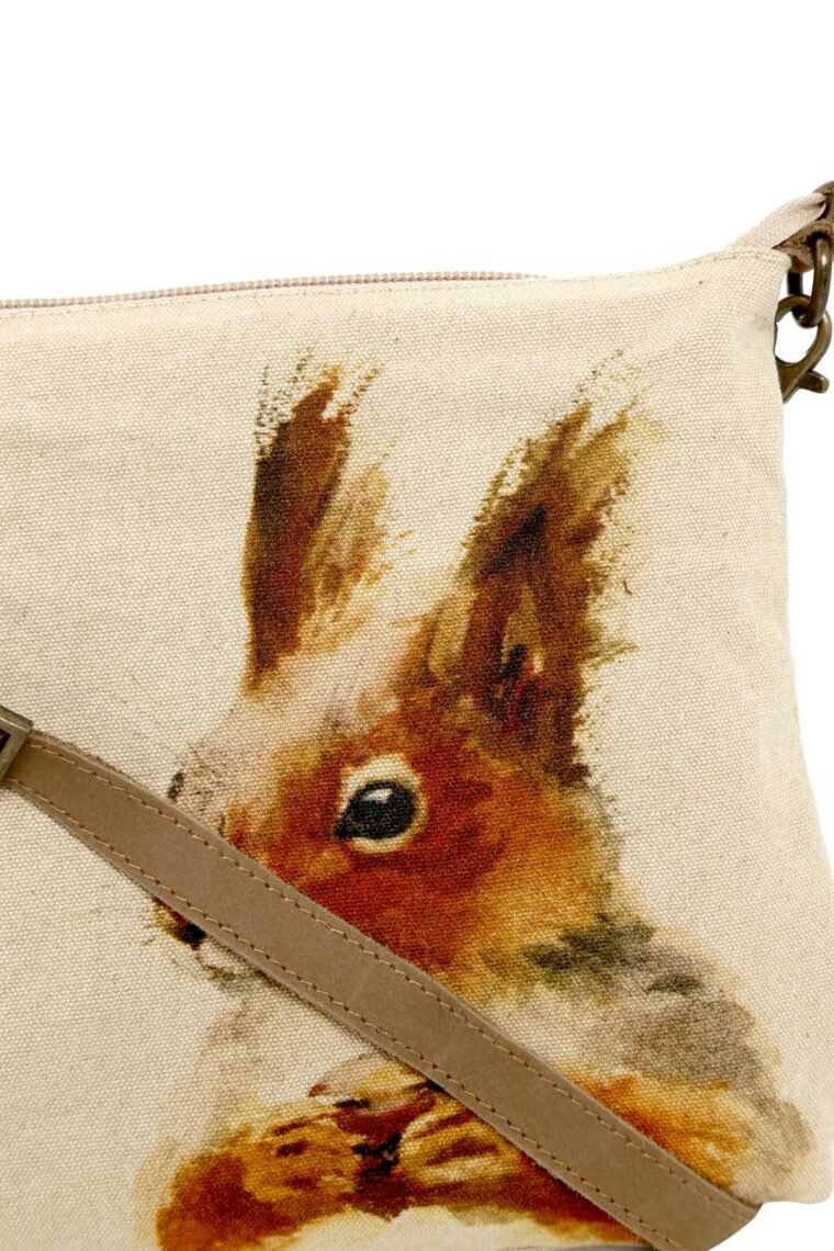 Squirrel women cross body sling bag