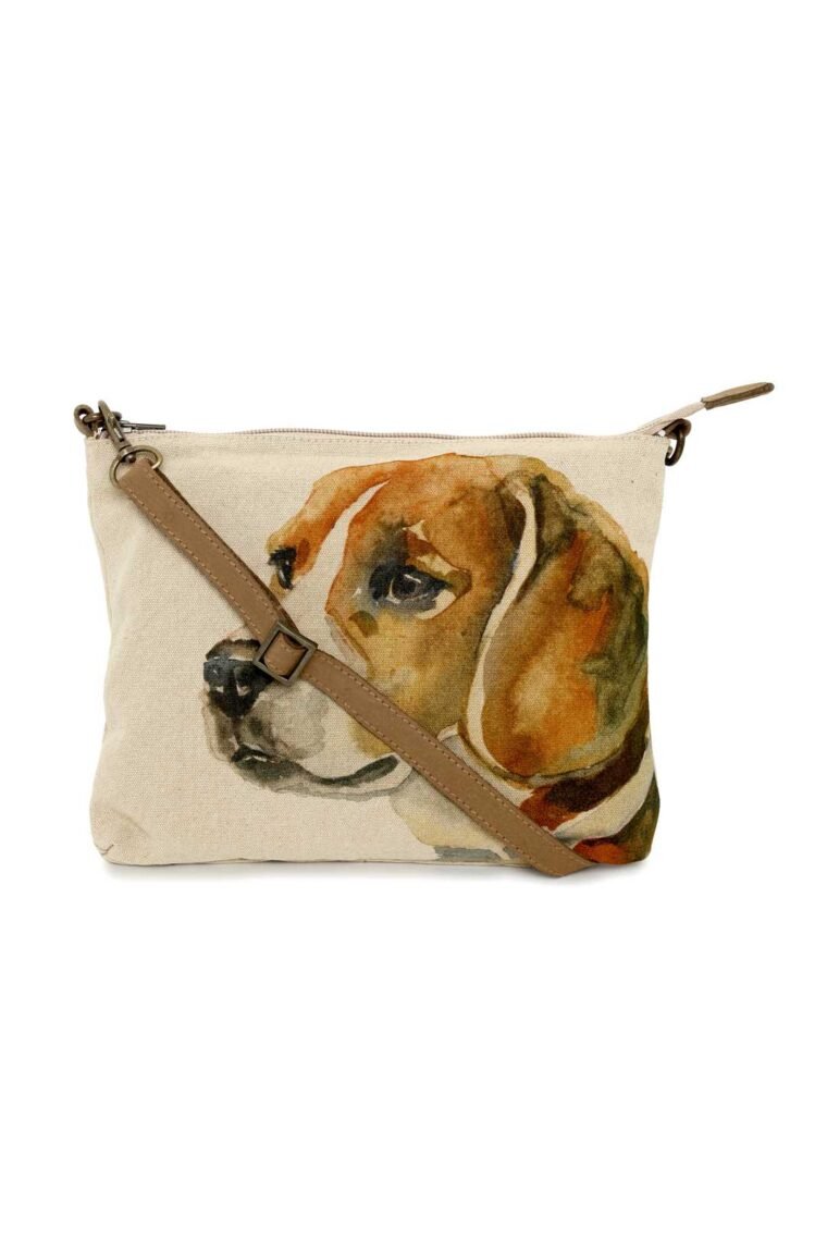 Beagle Dog Lifting Canvas and Leather Sling