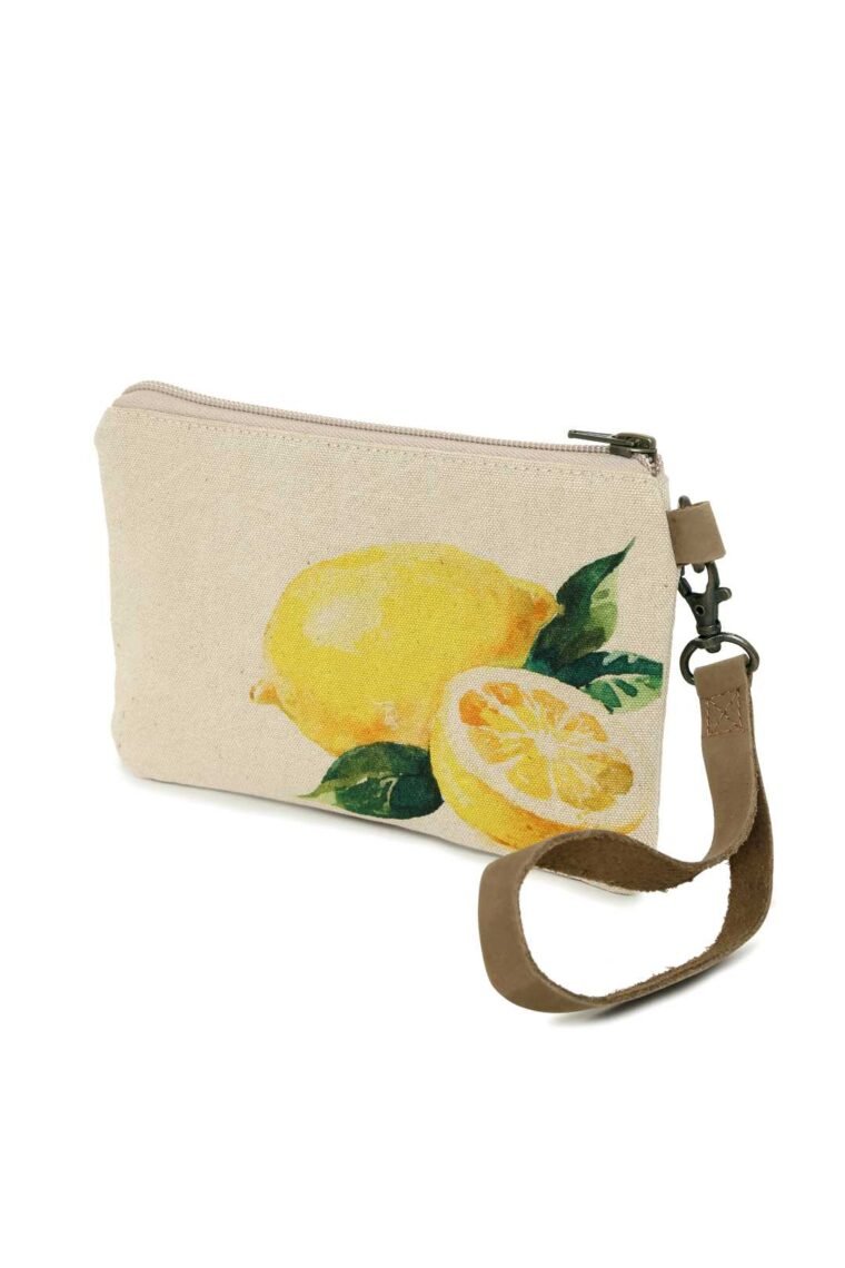 Lemon Wristlet Handbags