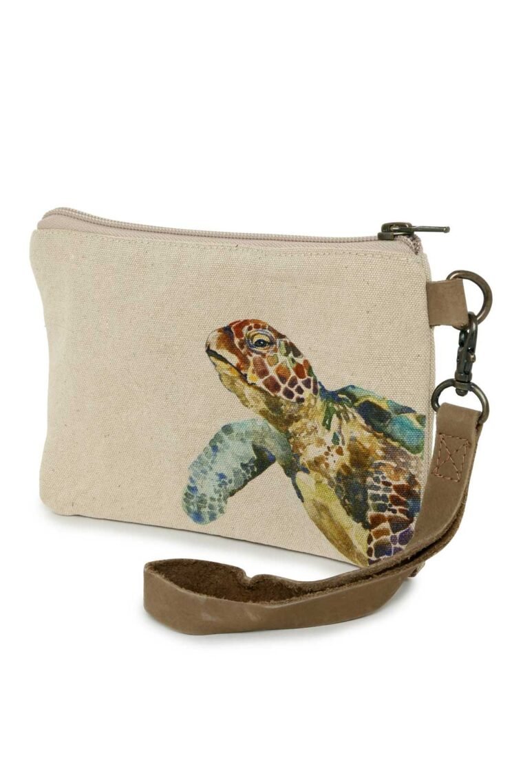 Sea Turtle Natural Life wristlet