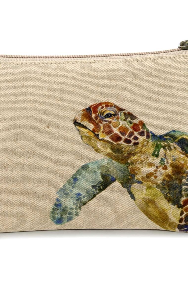 Sea Turtle Natural Life wristlet