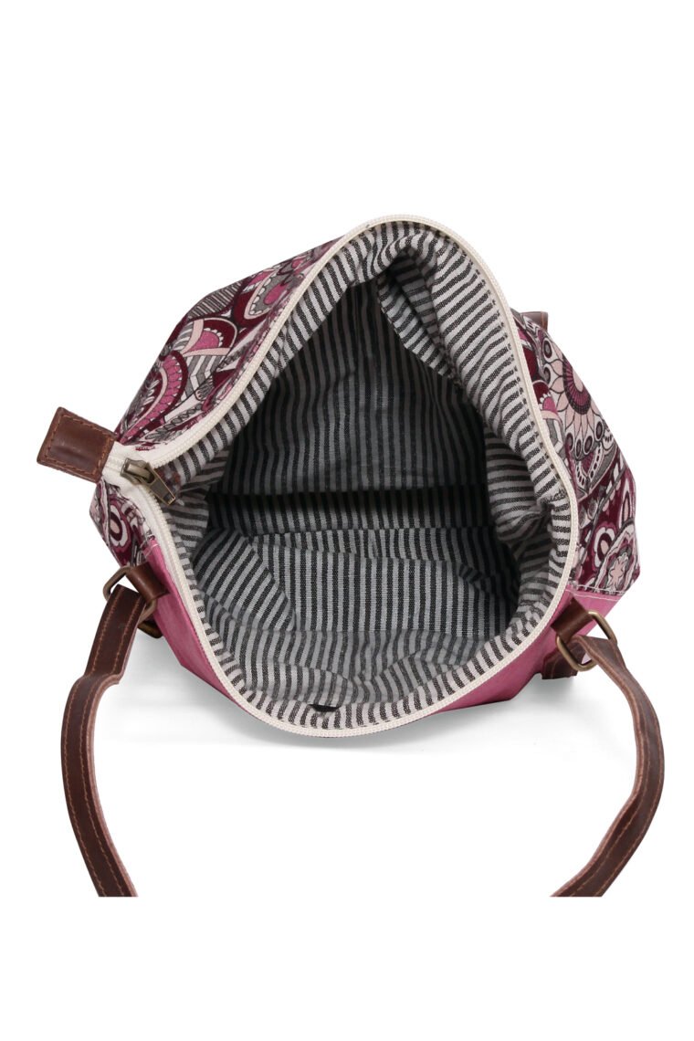 Mandala Pink Sling Cum Backpack