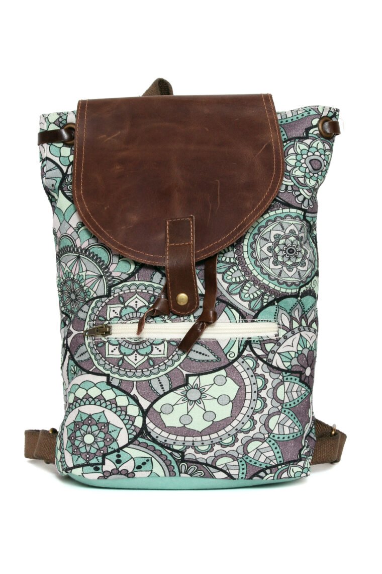 Mandala Green Backpack