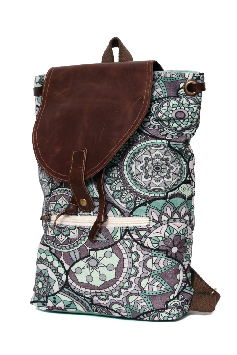 Mandala Green Backpack