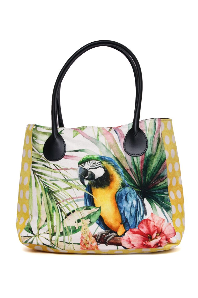 Yellow Macaw Shoulder Bag