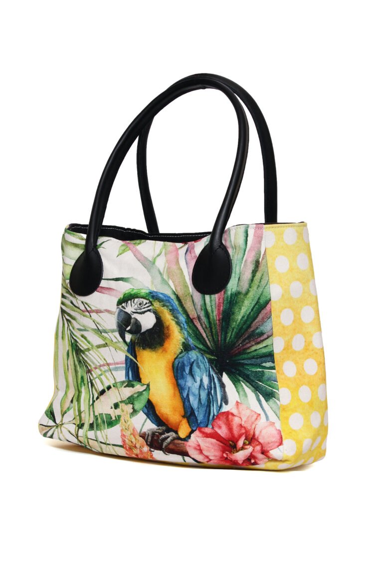 Yellow Macaw Shoulder Bag