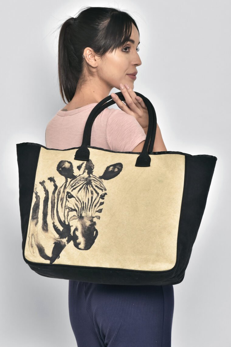 Zebra Large Tote