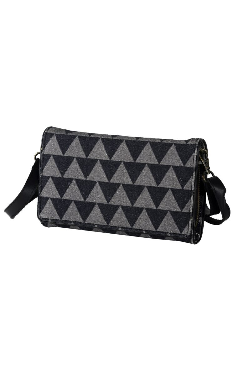 Pyramid Clutch With Sling