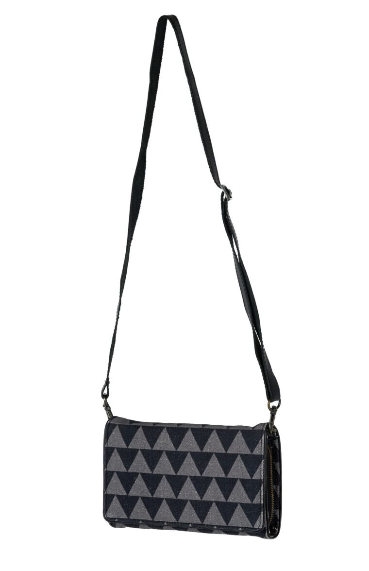 Pyramid Clutch With Sling