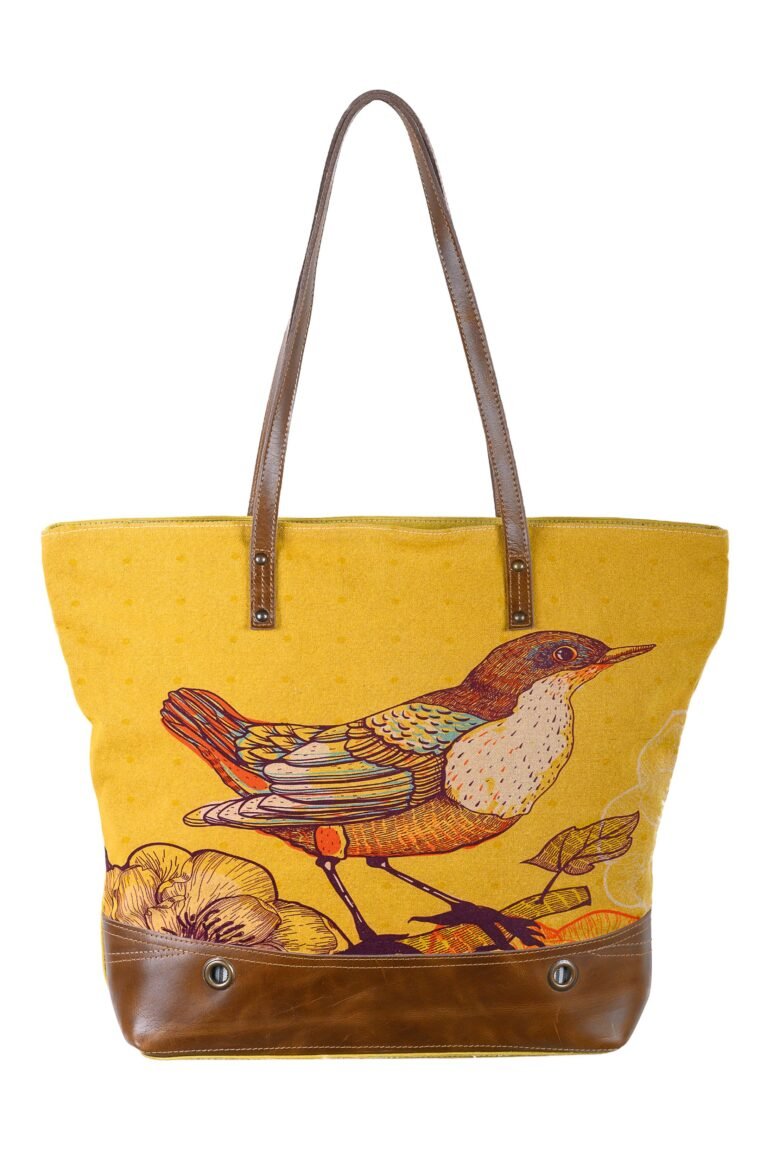 Blooming Bird Tote