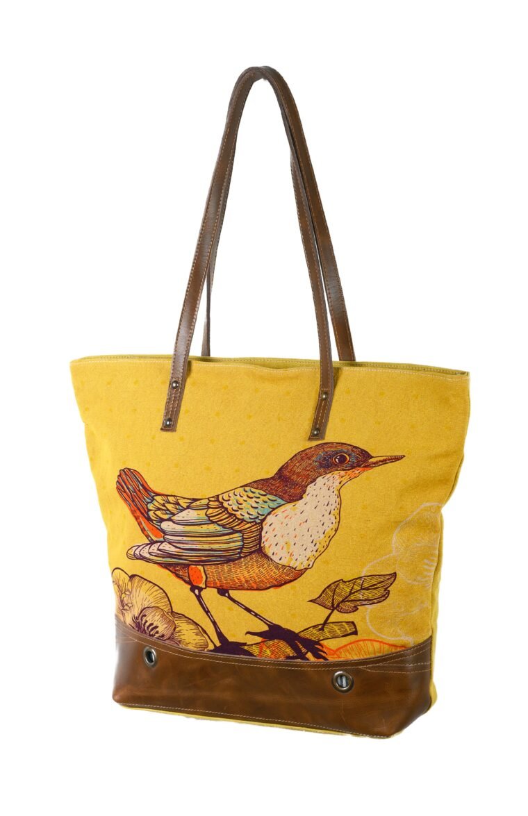 Blooming Bird Tote