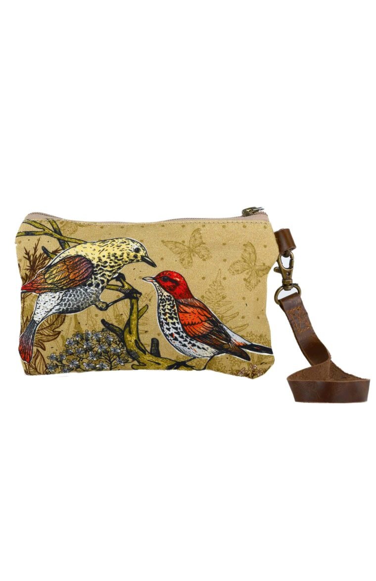 Woodland Birds Wristlet